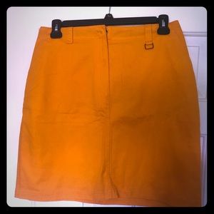 NWT Christopher & Banks Orange Skirt - sz 14